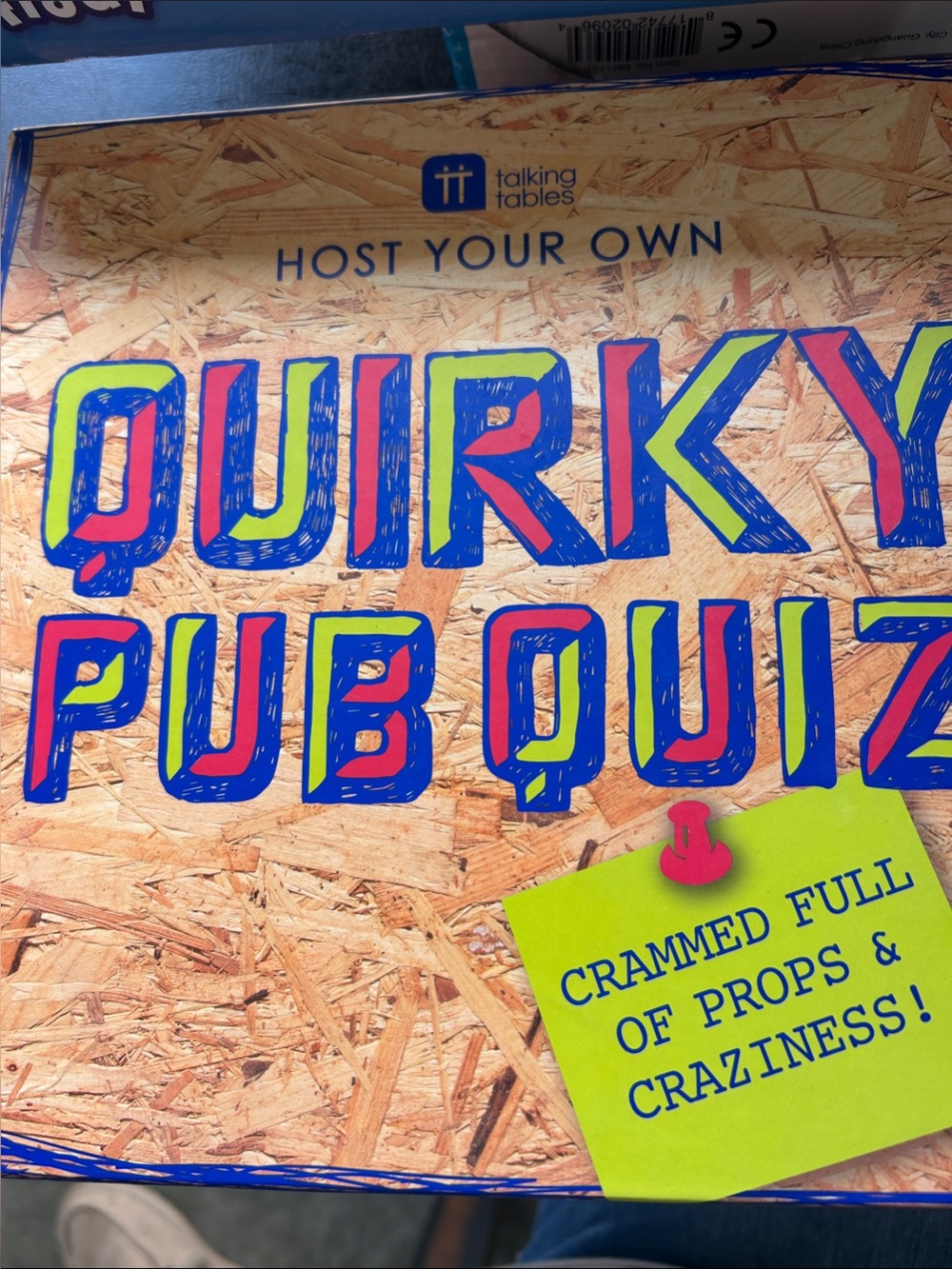 Talking Tables Quirky Pub Quiz Card Game - Multicolor NEW